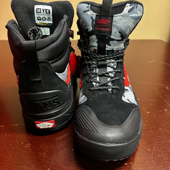 Vans Mens Black Gray Ultrarange Exo Hi Mte-2 HydroGuard Athletic Shoes Sz US 11 - Picture 3 of 6